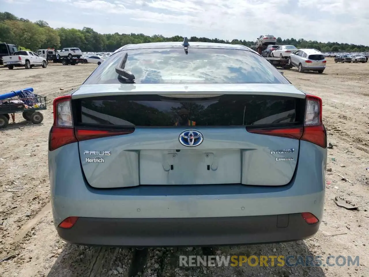 6 Фотография поврежденного автомобиля JTDKARFU1K3080818 TOYOTA PRIUS 2019