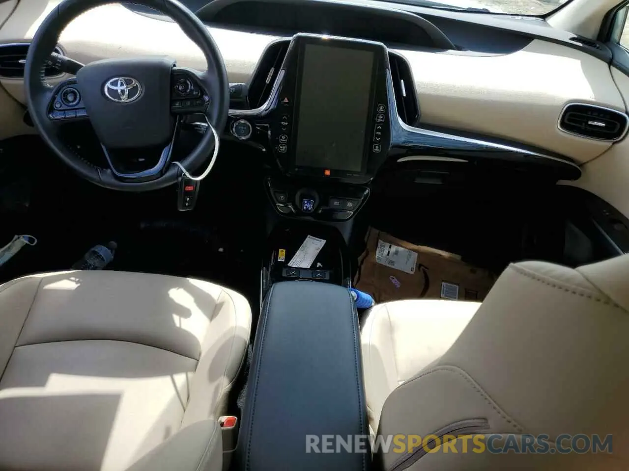 8 Фотография поврежденного автомобиля JTDKARFU1K3080818 TOYOTA PRIUS 2019