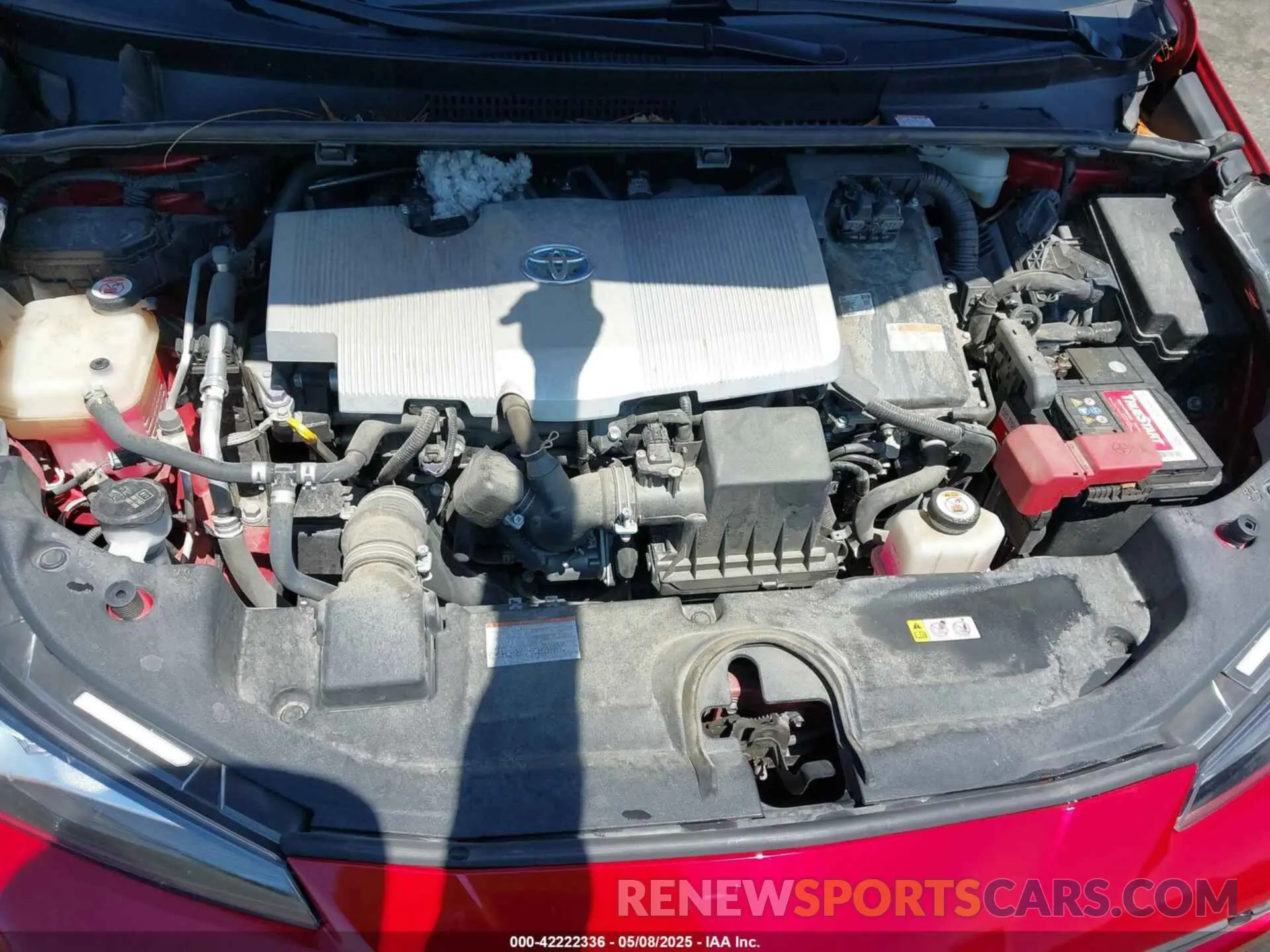 10 Фотография поврежденного автомобиля JTDKARFU1K3086702 TOYOTA PRIUS 2019