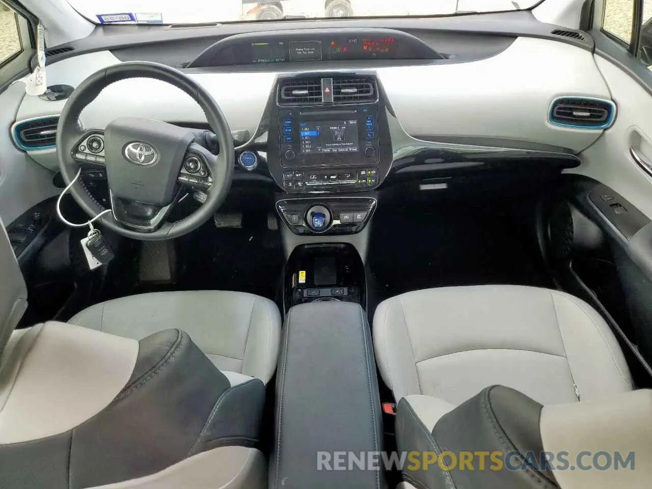 8 Фотография поврежденного автомобиля JTDKARFU1K3087896 TOYOTA PRIUS 2019