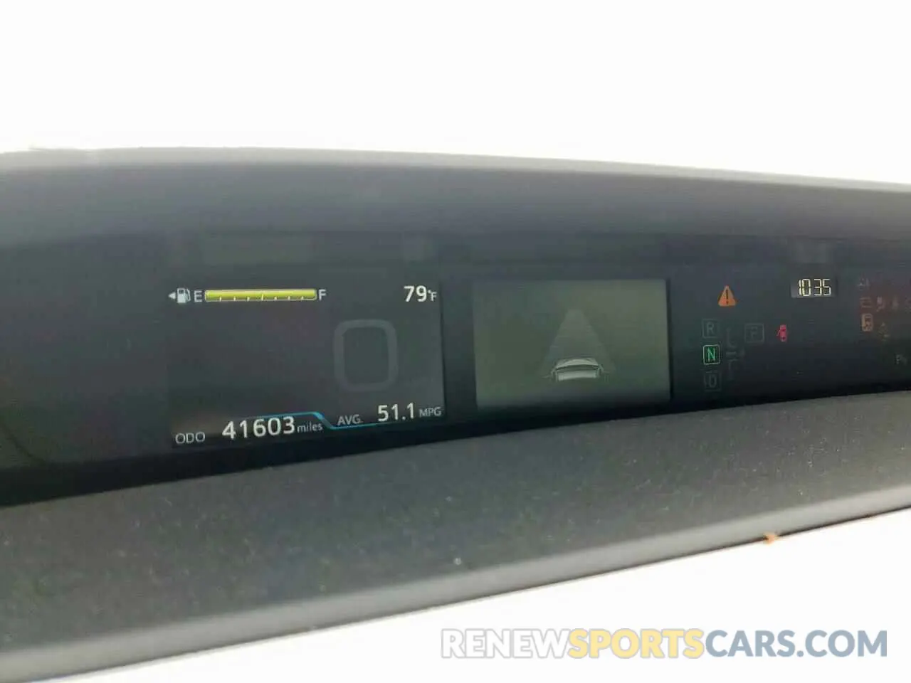 9 Фотография поврежденного автомобиля JTDKARFU1K3087896 TOYOTA PRIUS 2019