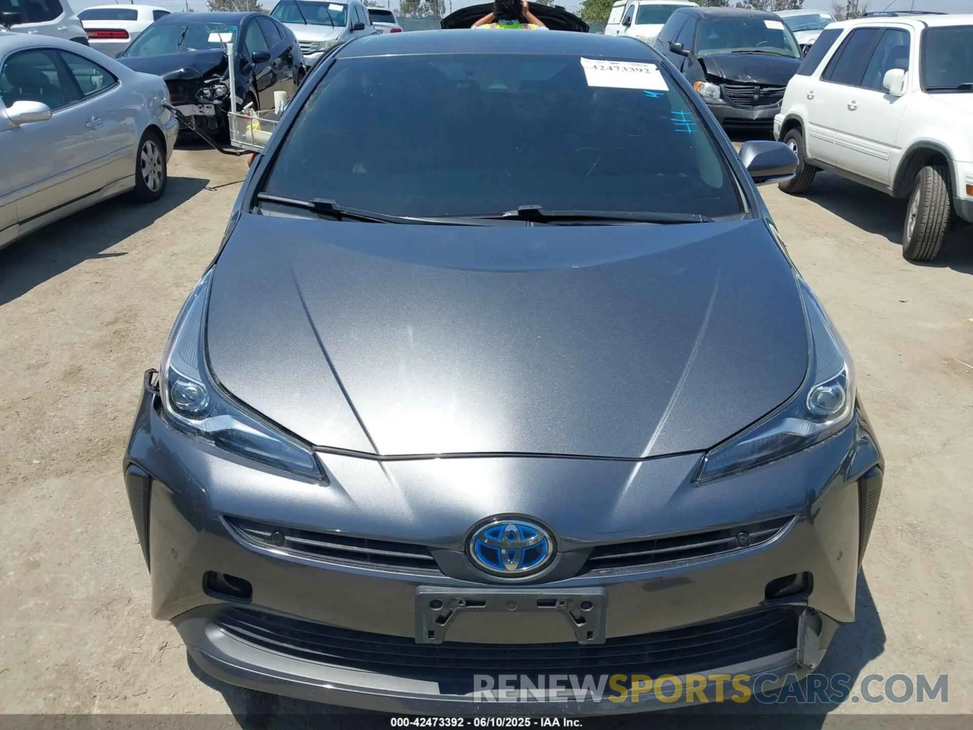 12 Photograph of a damaged car JTDKARFU1K3091222 TOYOTA PRIUS 2019