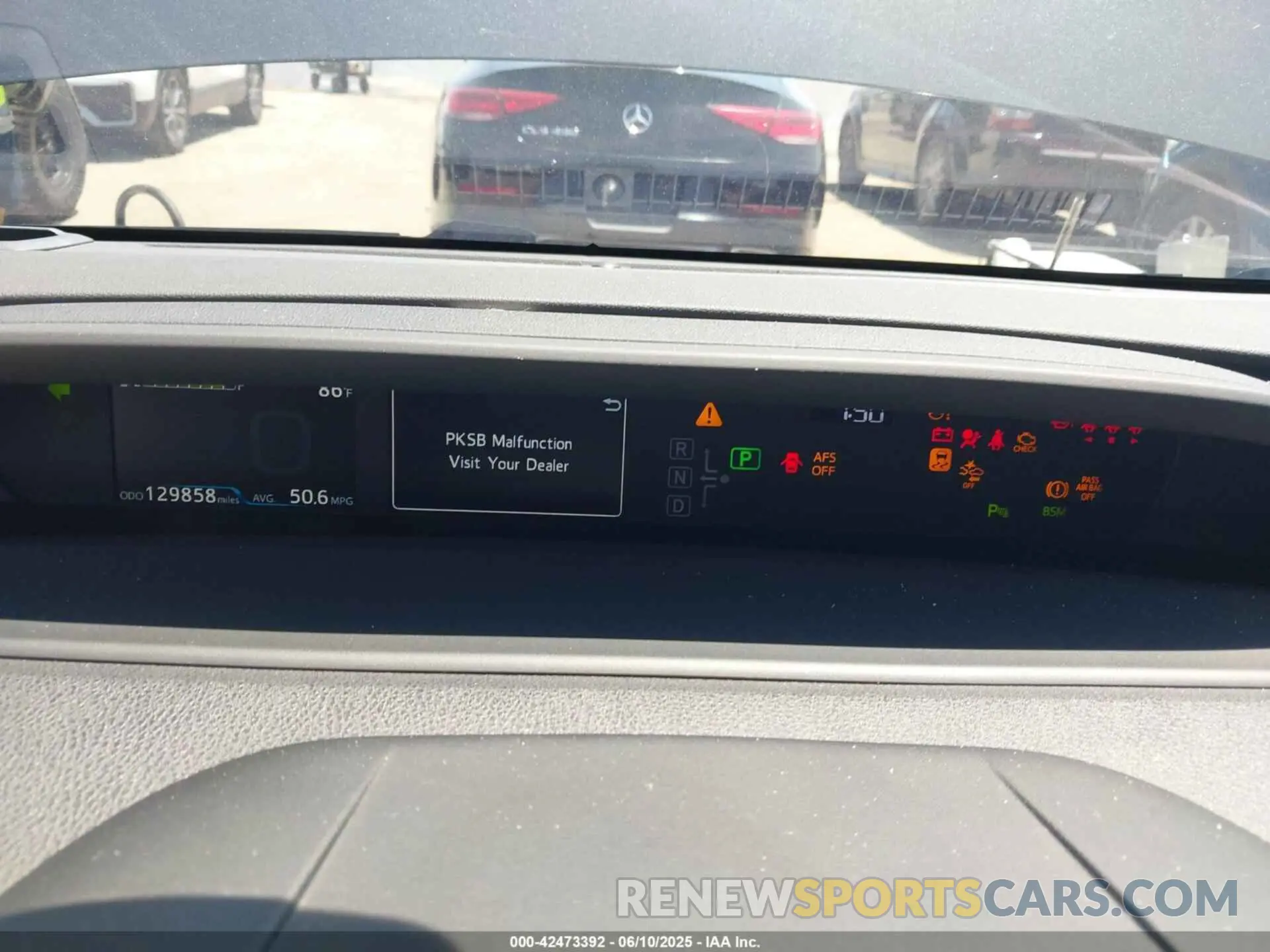 7 Photograph of a damaged car JTDKARFU1K3091222 TOYOTA PRIUS 2019