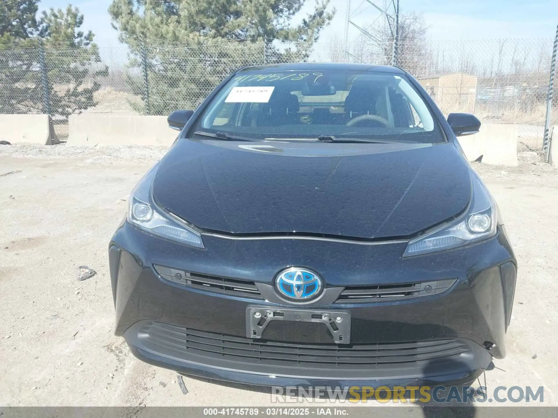 12 Photograph of a damaged car JTDKARFU1K3092063 TOYOTA PRIUS 2019