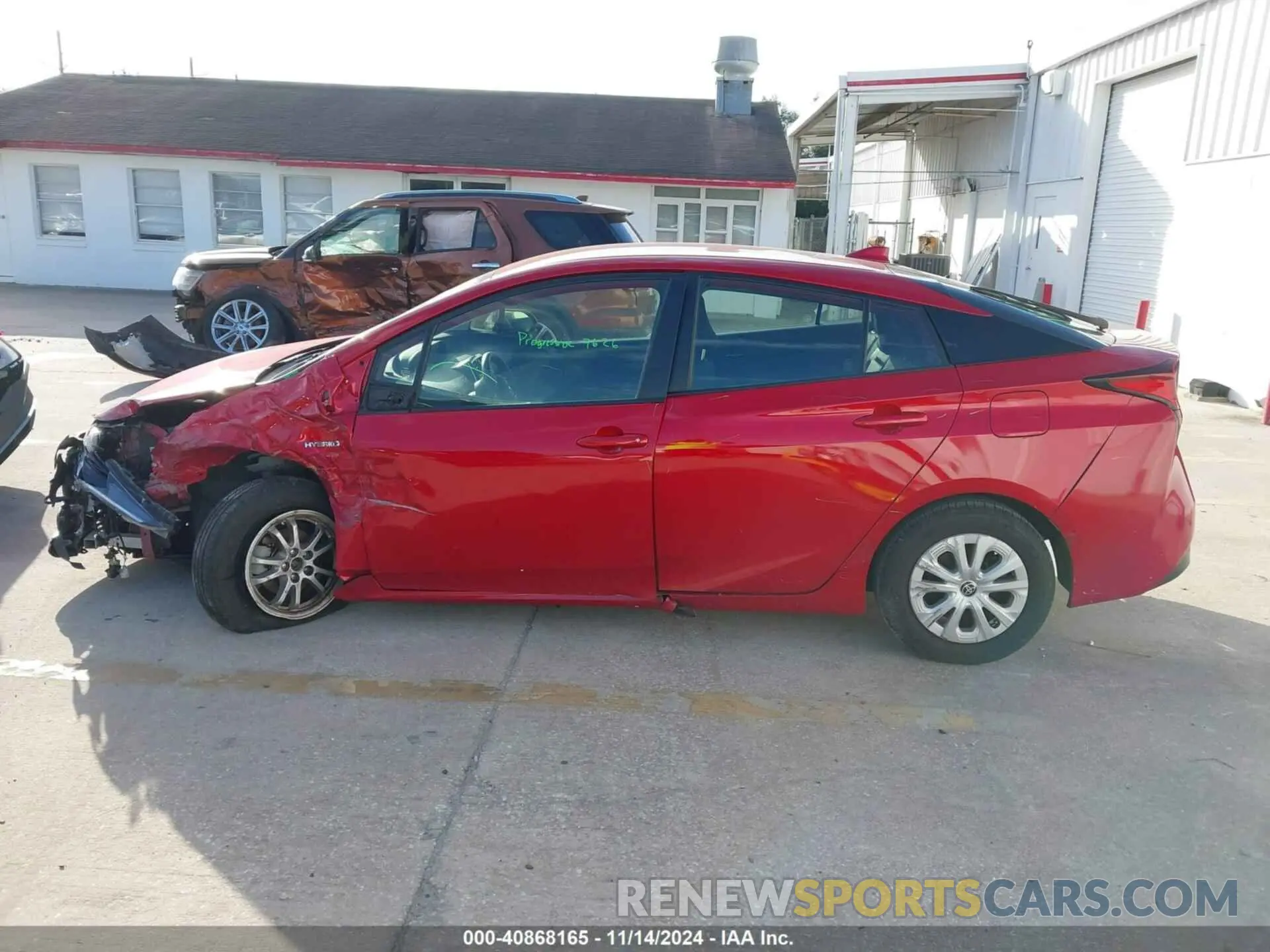 14 Фотография поврежденного автомобиля JTDKARFU1K3094332 TOYOTA PRIUS 2019