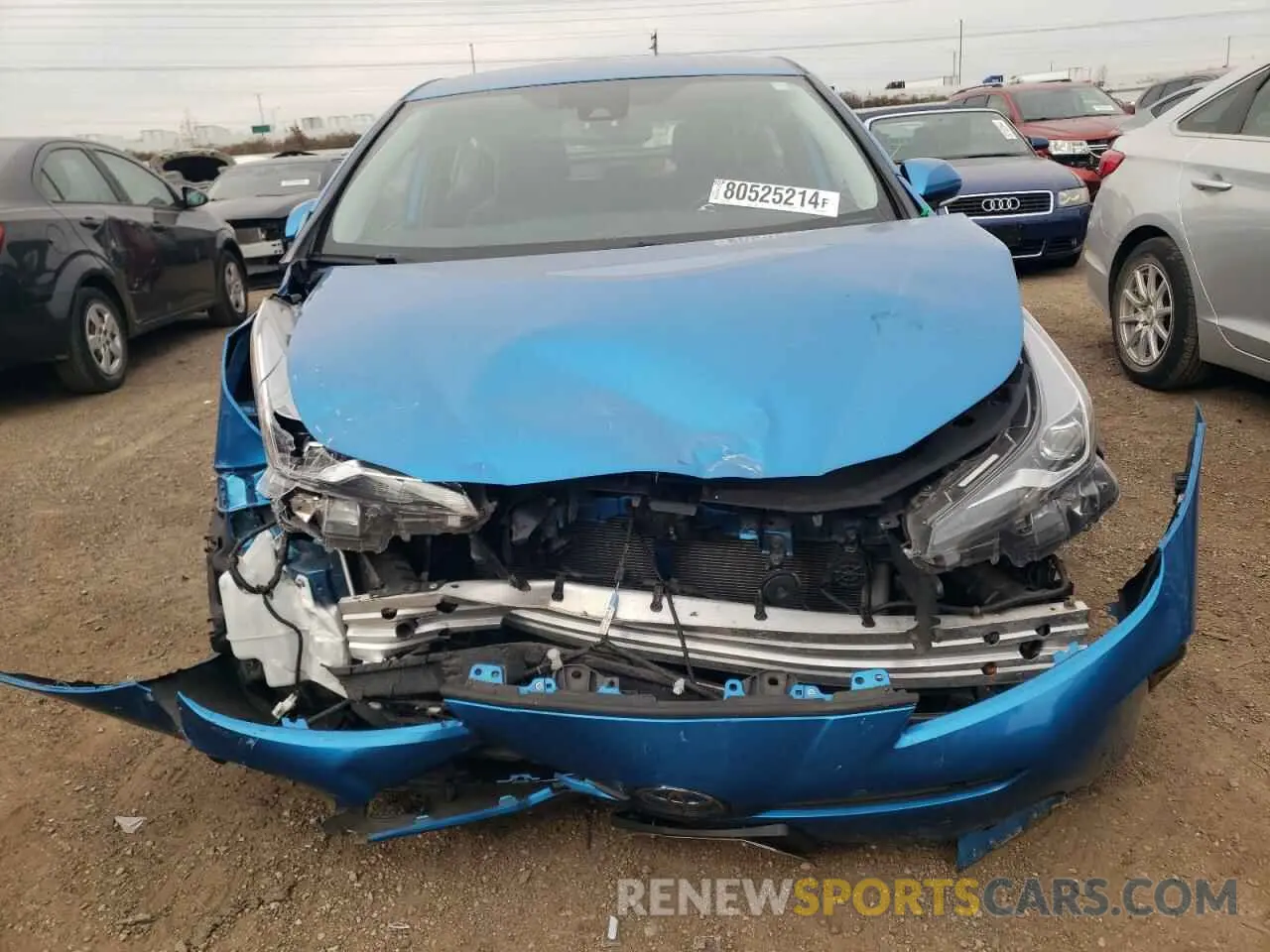 5 Photograph of a damaged car JTDKARFU1K3095089 TOYOTA PRIUS 2019