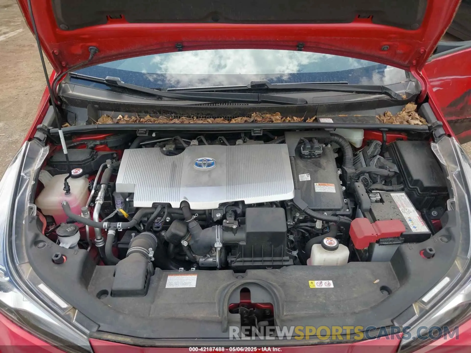 10 Photograph of a damaged car JTDKARFU1K3101487 TOYOTA PRIUS 2019