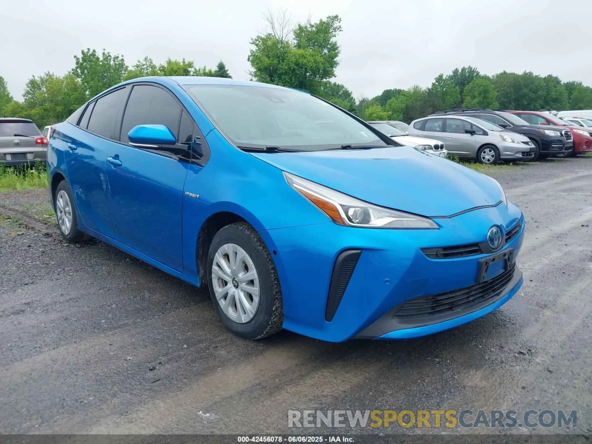 1 Фотография поврежденного автомобиля JTDKARFU2K3079211 TOYOTA PRIUS 2019