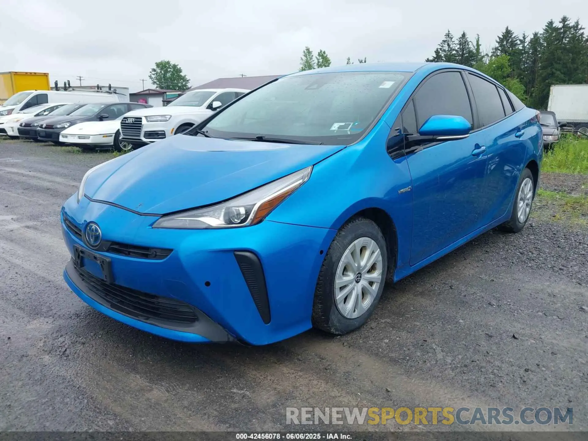 2 Фотография поврежденного автомобиля JTDKARFU2K3079211 TOYOTA PRIUS 2019