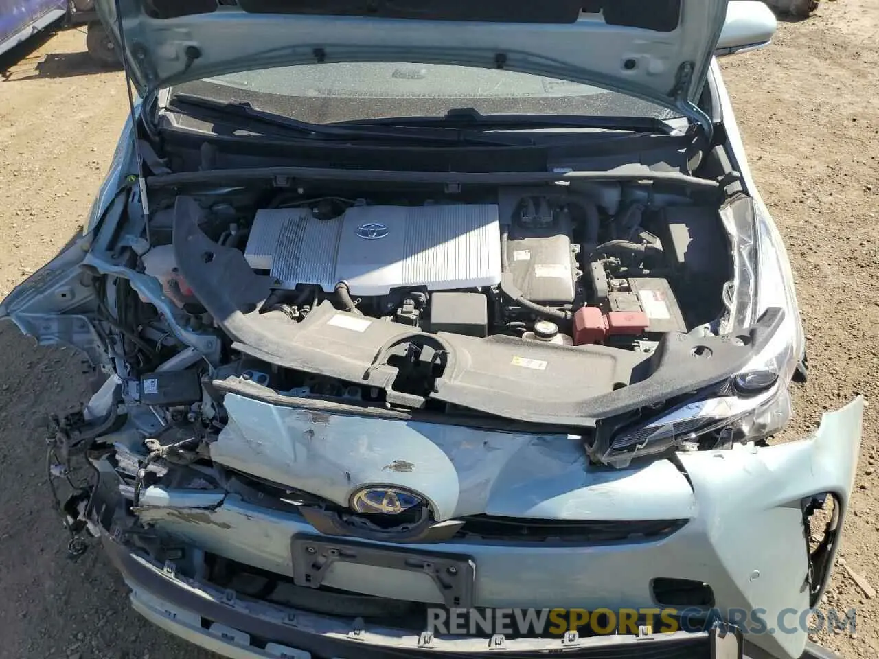 11 Фотография поврежденного автомобиля JTDKARFU2K3087096 TOYOTA PRIUS 2019