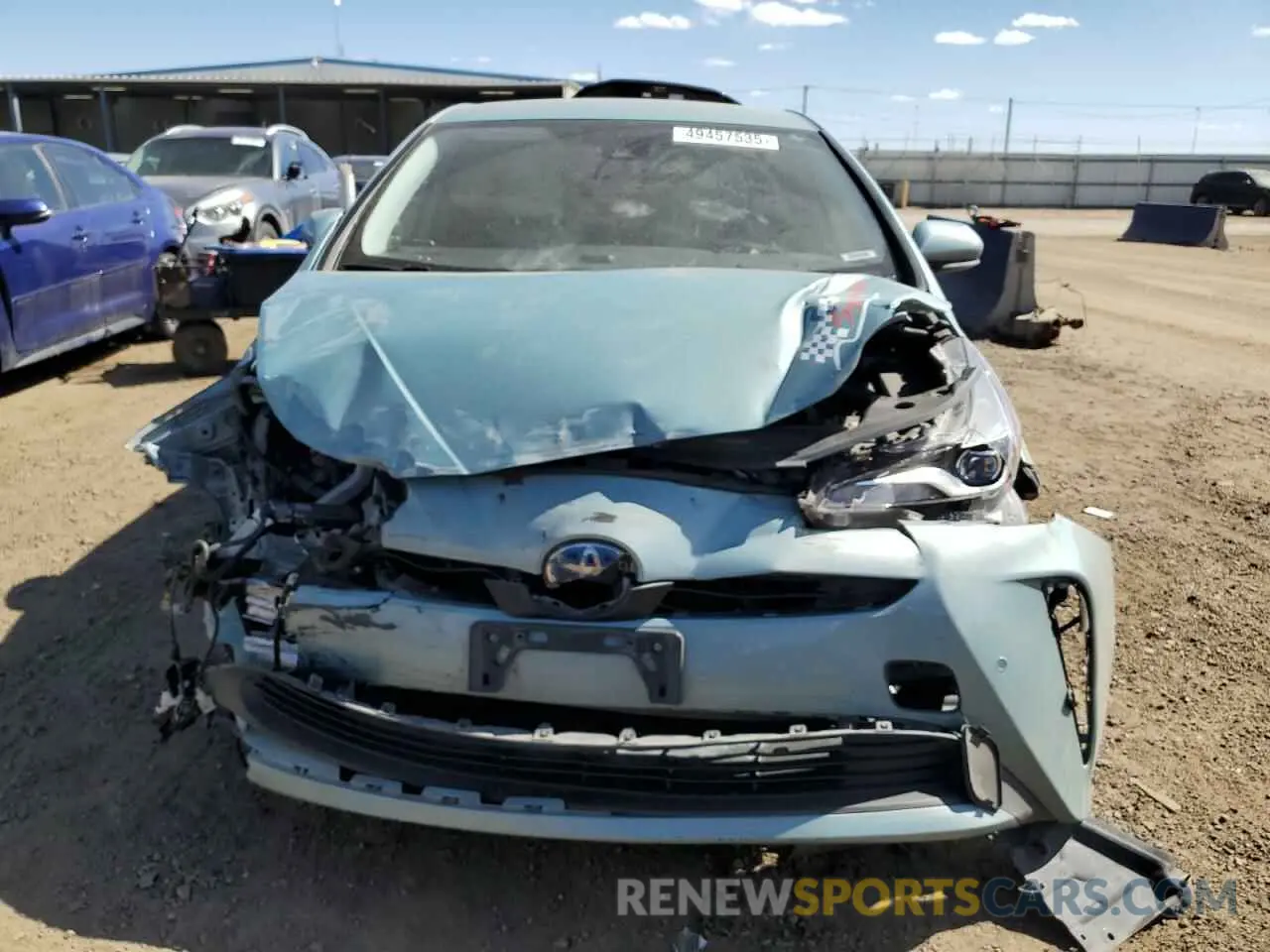 5 Фотография поврежденного автомобиля JTDKARFU2K3087096 TOYOTA PRIUS 2019