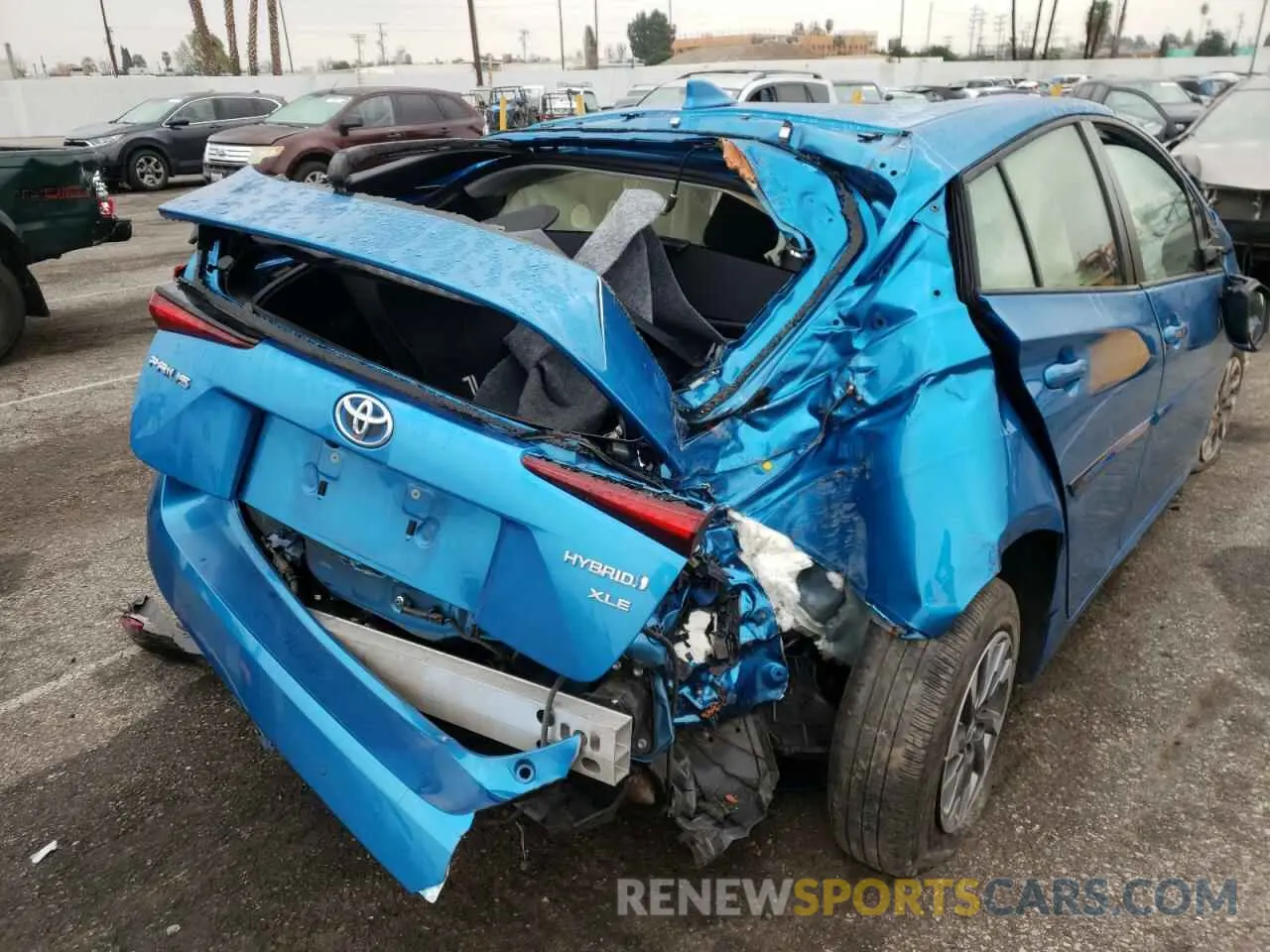 9 Photograph of a damaged car JTDKARFU2K3087261 TOYOTA PRIUS 2019