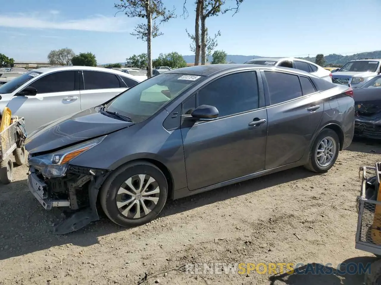 1 Фотография поврежденного автомобиля JTDKARFU2K3092217 TOYOTA PRIUS 2019