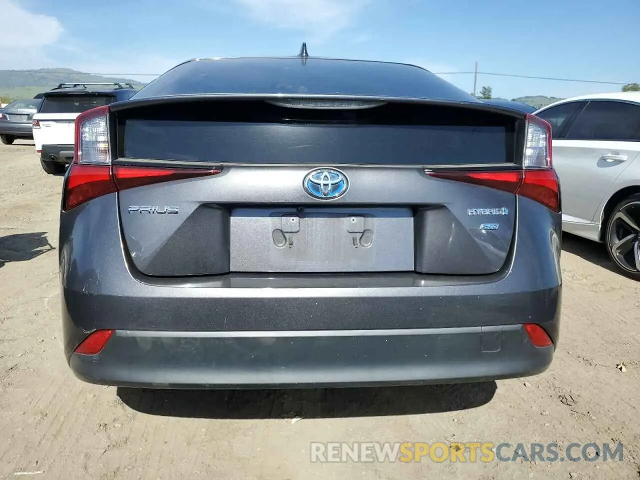 6 Фотография поврежденного автомобиля JTDKARFU2K3092217 TOYOTA PRIUS 2019