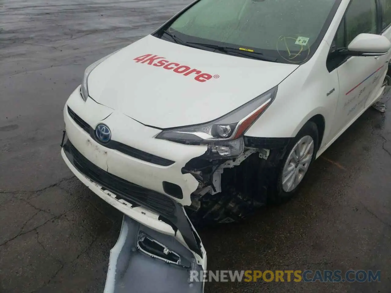 9 Photograph of a damaged car JTDKARFU2K3092301 TOYOTA PRIUS 2019