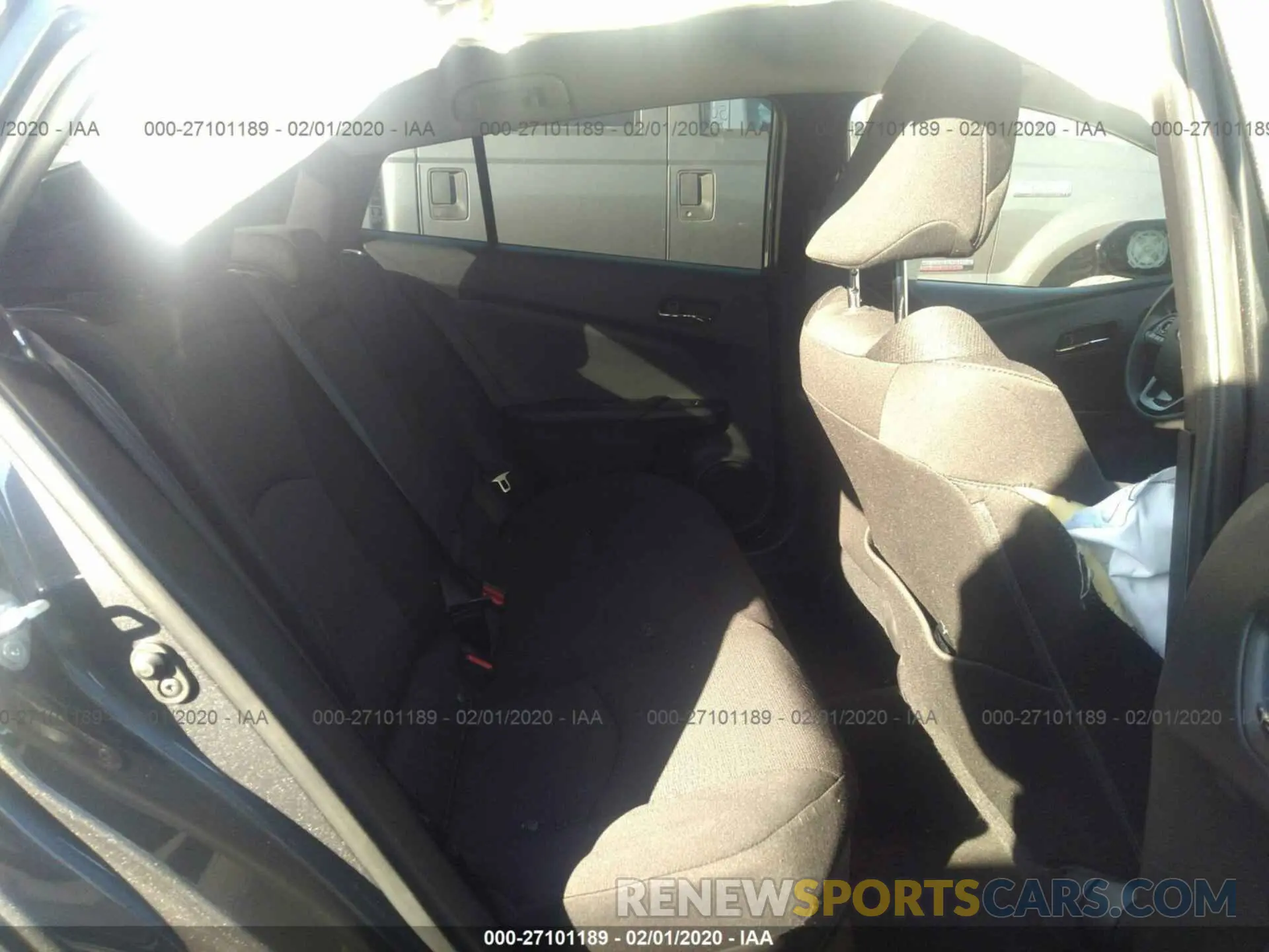 8 Photograph of a damaged car JTDKARFU2K3093643 TOYOTA PRIUS 2019