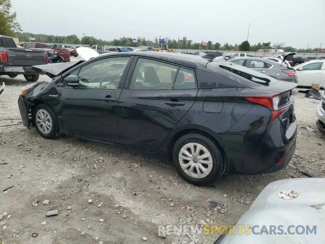 2 Photograph of a damaged car JTDKARFU2K3101689 TOYOTA PRIUS 2019
