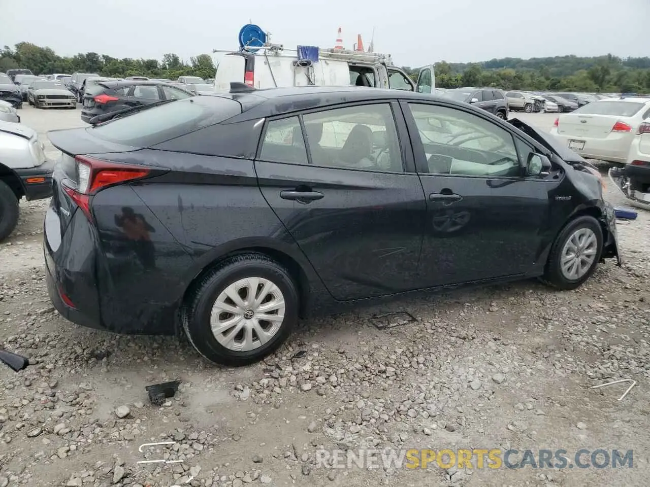 3 Photograph of a damaged car JTDKARFU2K3101689 TOYOTA PRIUS 2019
