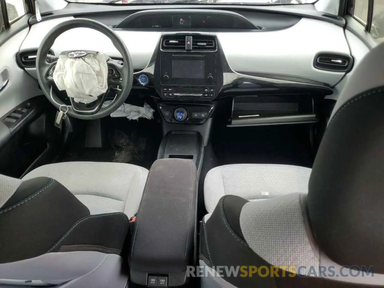 8 Photograph of a damaged car JTDKARFU2K3101689 TOYOTA PRIUS 2019