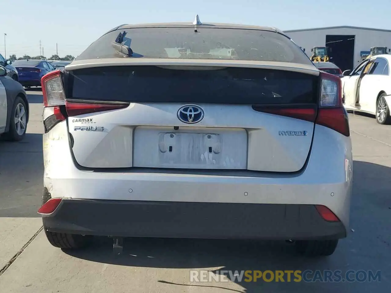 6 Фотография поврежденного автомобиля JTDKARFU3K3075619 TOYOTA PRIUS 2019