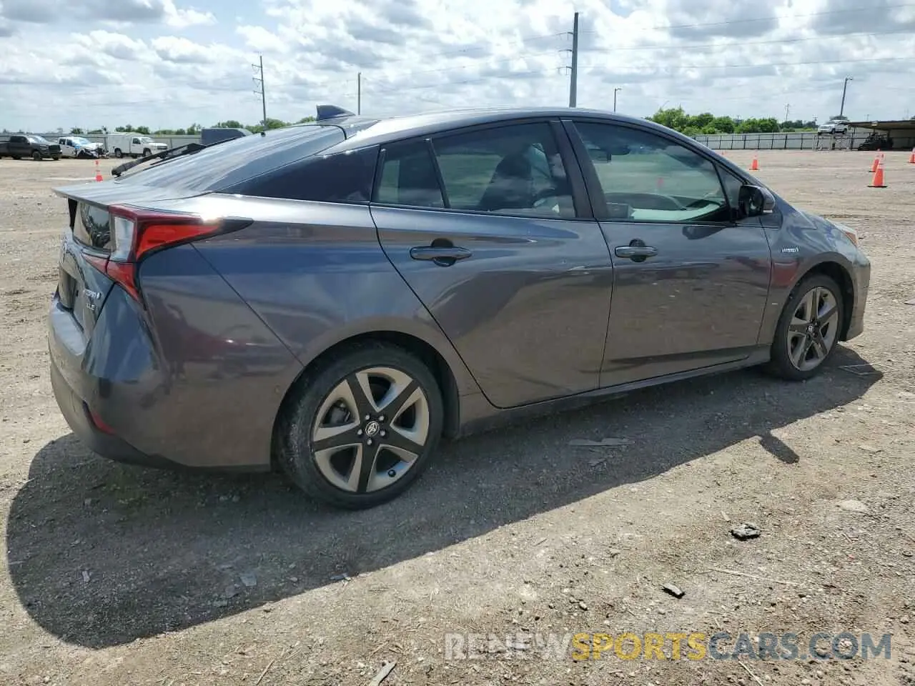 3 Photograph of a damaged car JTDKARFU3K3083235 TOYOTA PRIUS 2019
