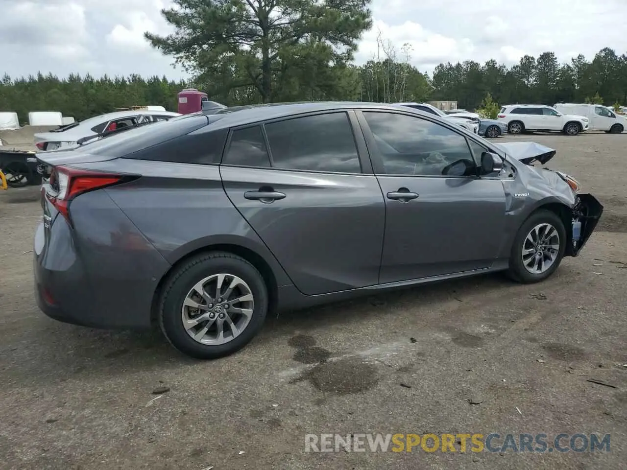 3 Photograph of a damaged car JTDKARFU3K3097846 TOYOTA PRIUS 2019