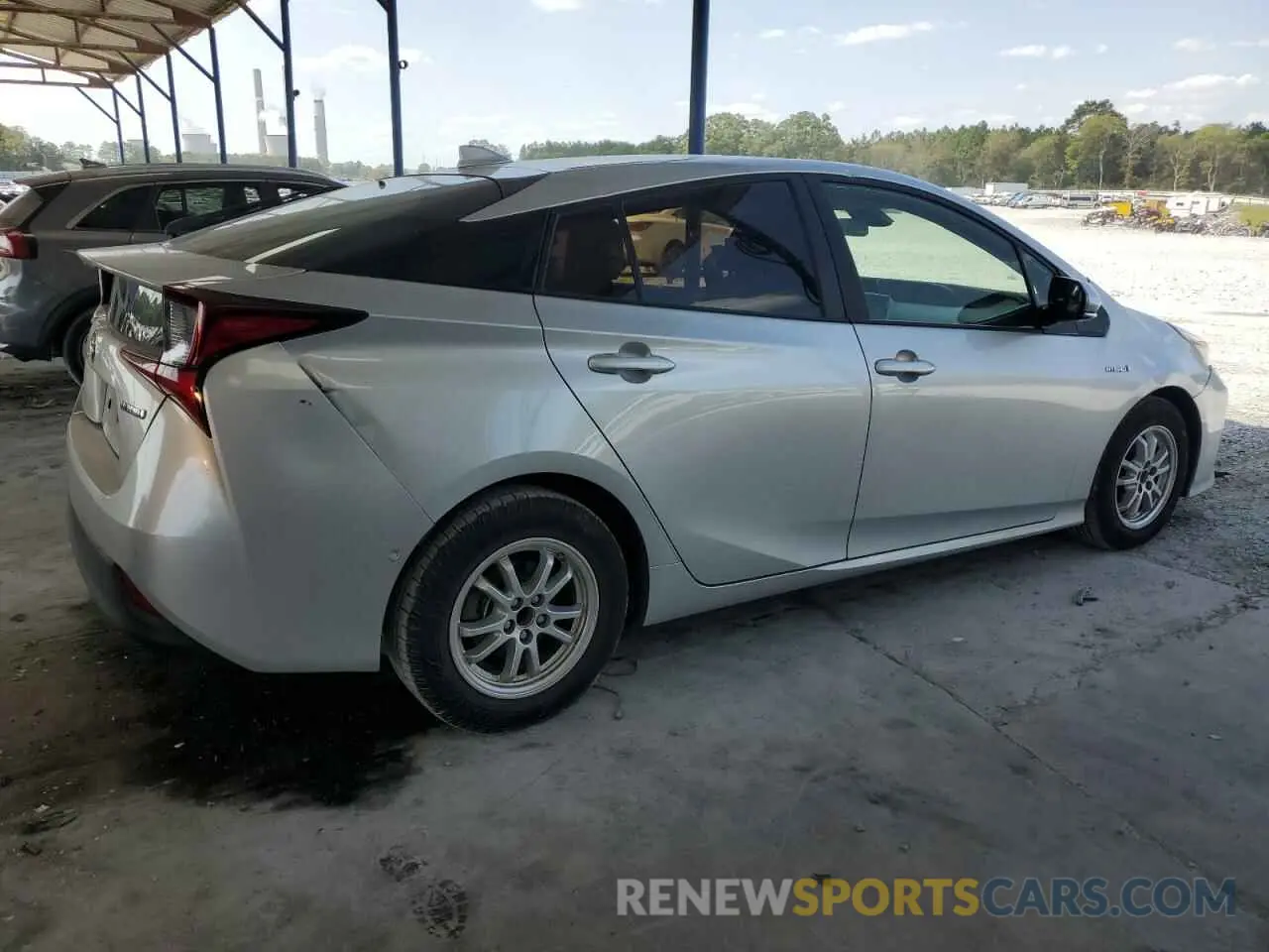 3 Photograph of a damaged car JTDKARFU3K3099855 TOYOTA PRIUS 2019