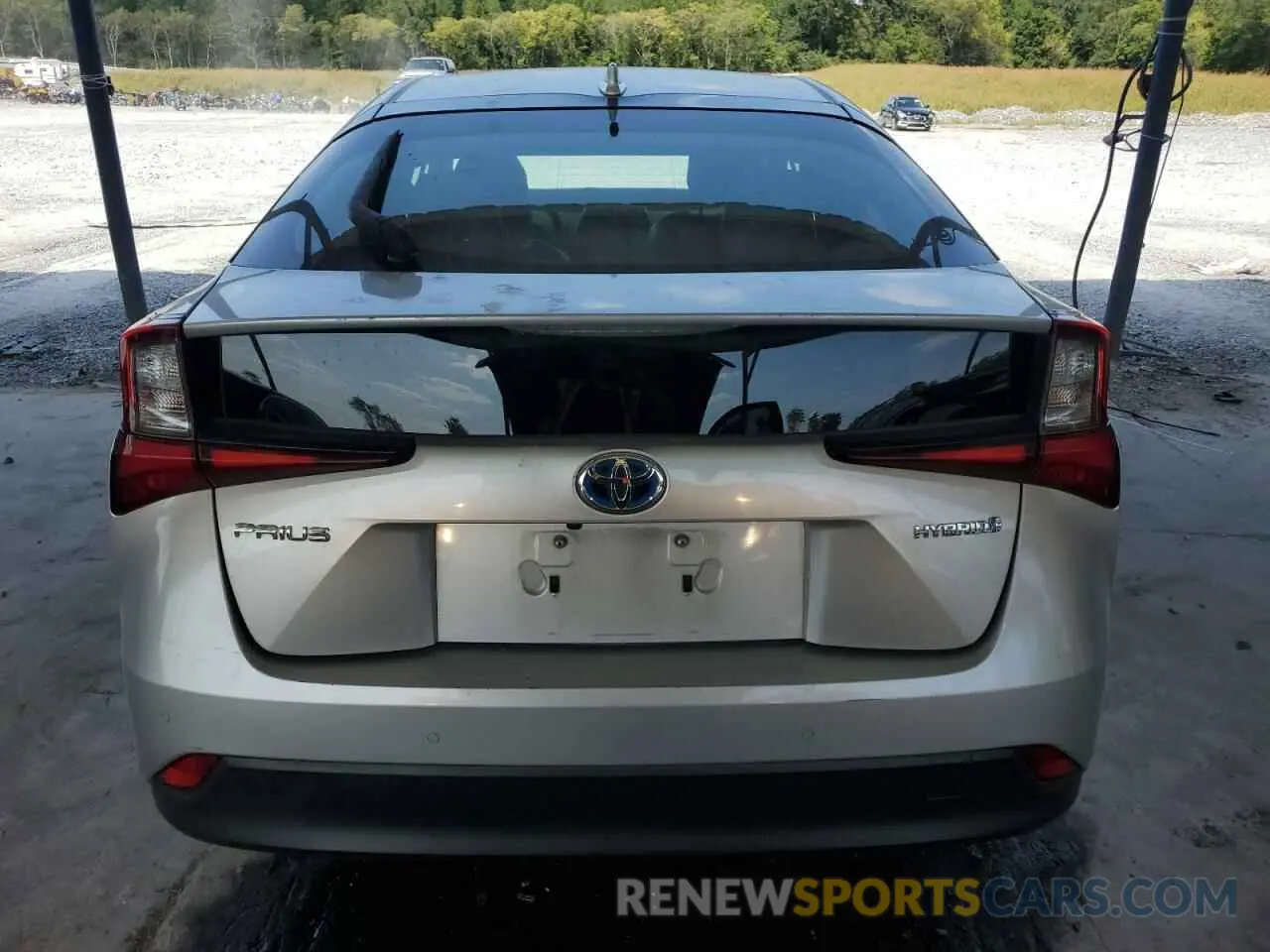 6 Photograph of a damaged car JTDKARFU3K3099855 TOYOTA PRIUS 2019