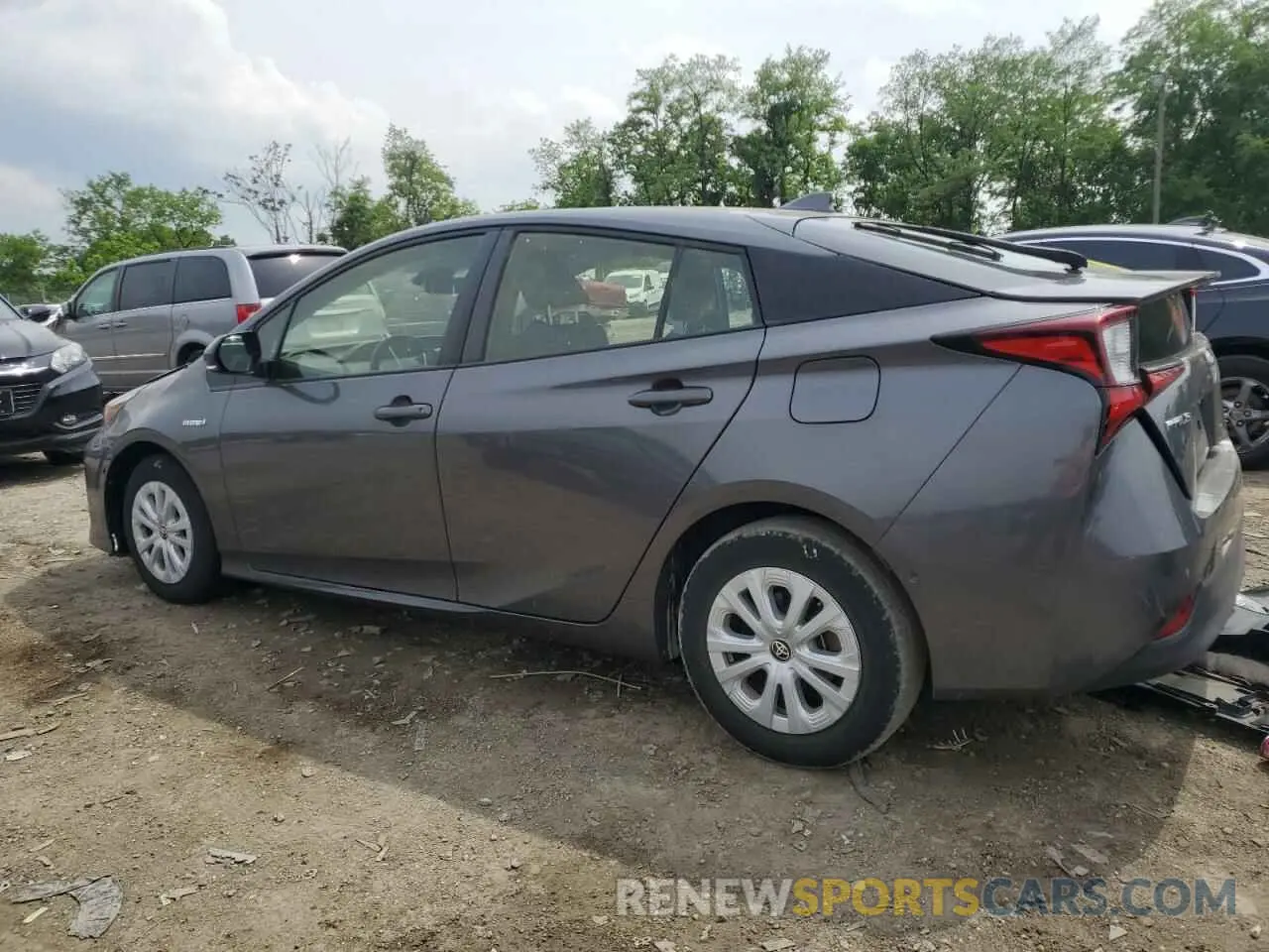2 Photograph of a damaged car JTDKARFU3K3100020 TOYOTA PRIUS 2019