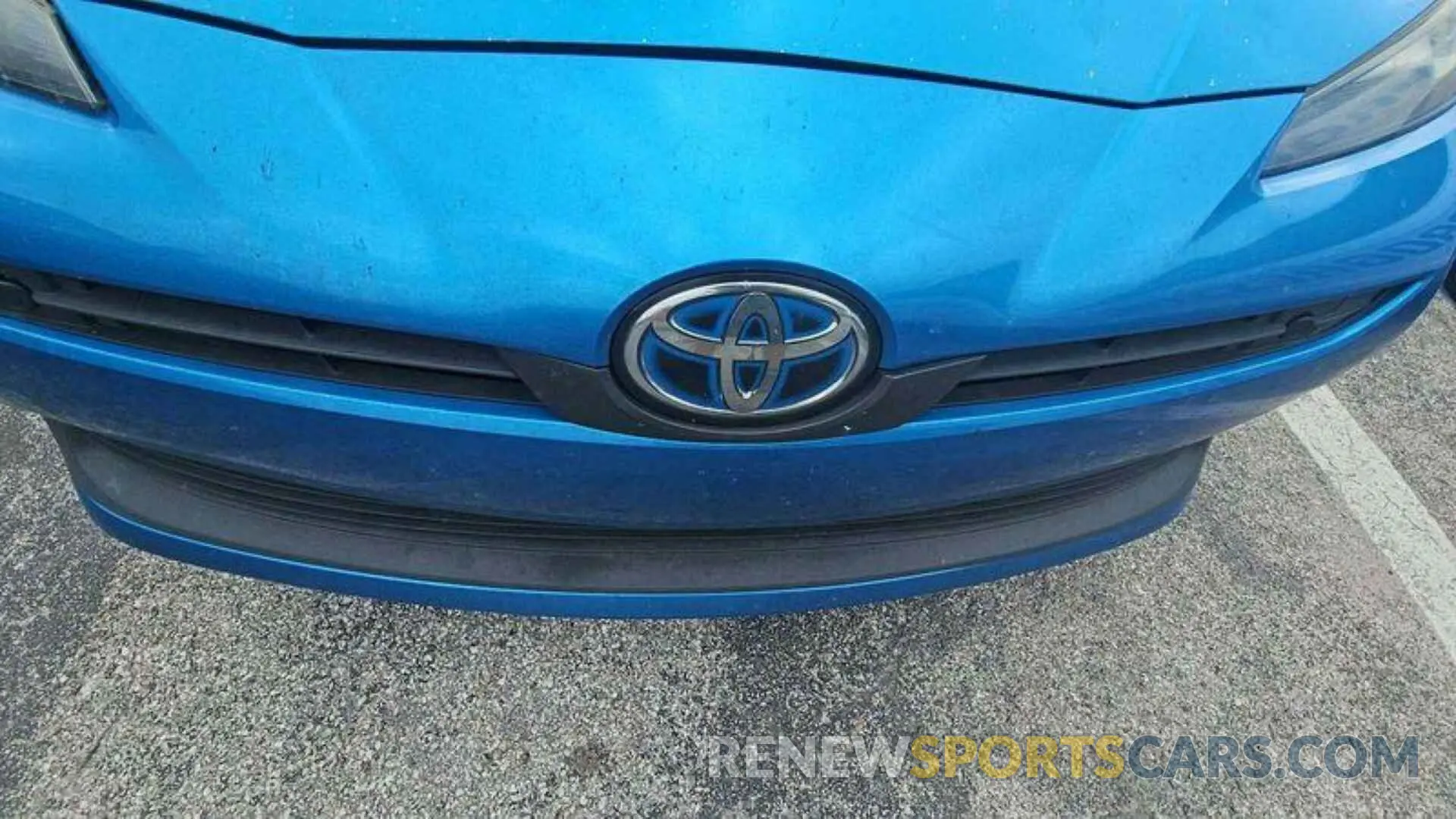1 Photograph of a damaged car JTDKARFU4K3070235 TOYOTA PRIUS 2019