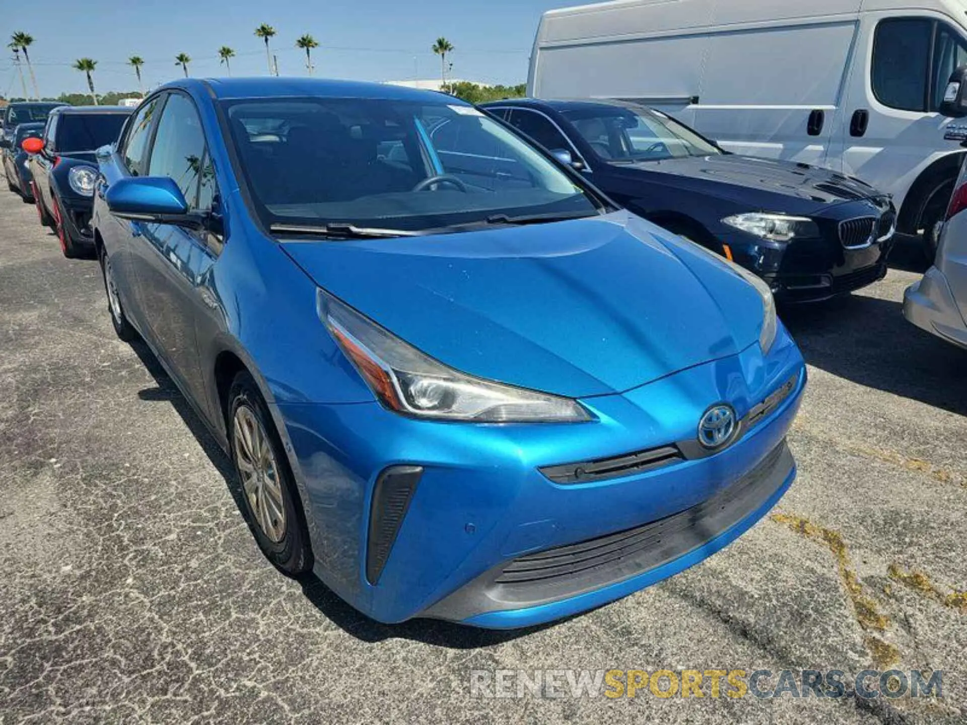 29 Photograph of a damaged car JTDKARFU4K3070235 TOYOTA PRIUS 2019