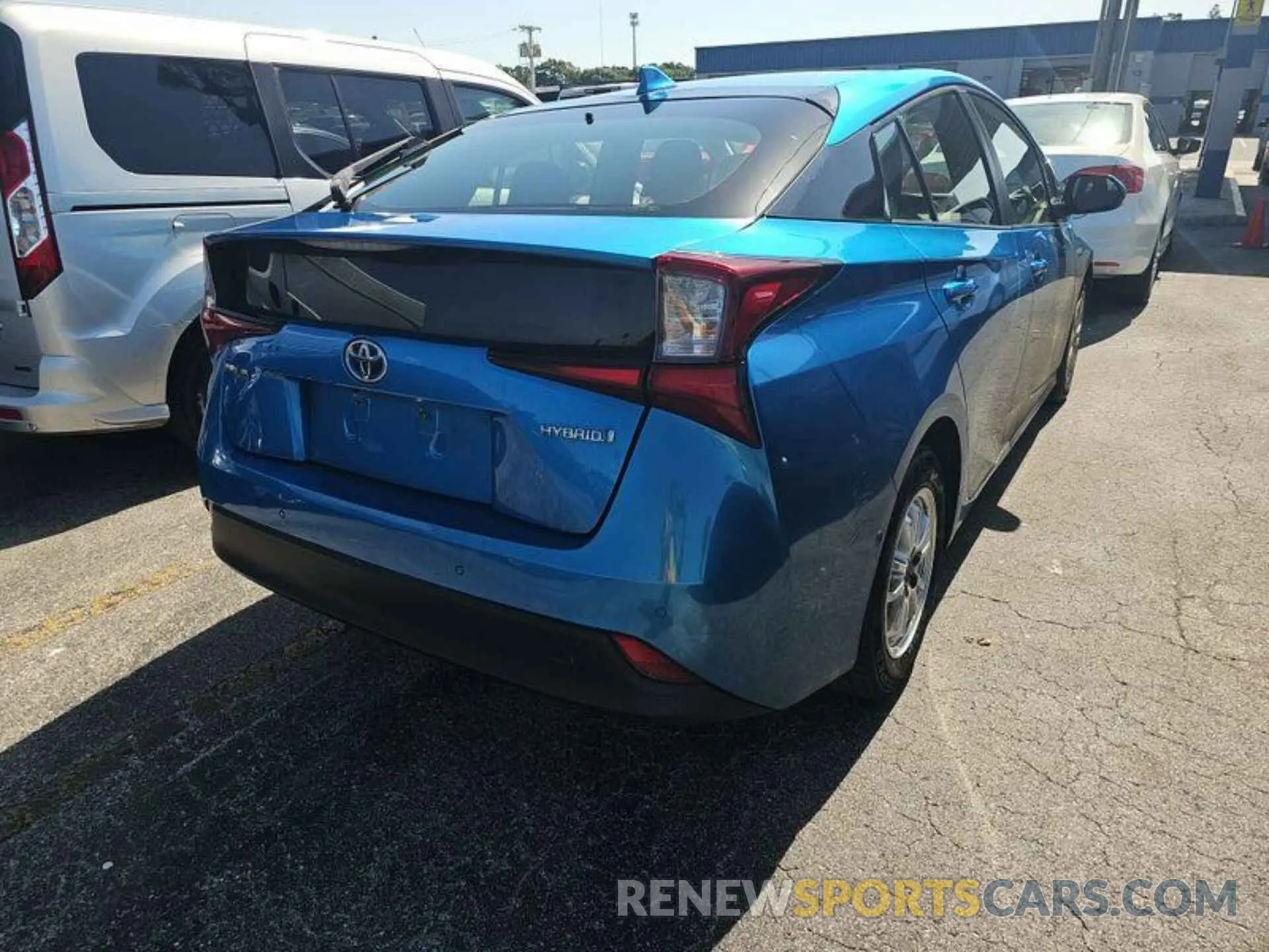 4 Photograph of a damaged car JTDKARFU4K3070235 TOYOTA PRIUS 2019
