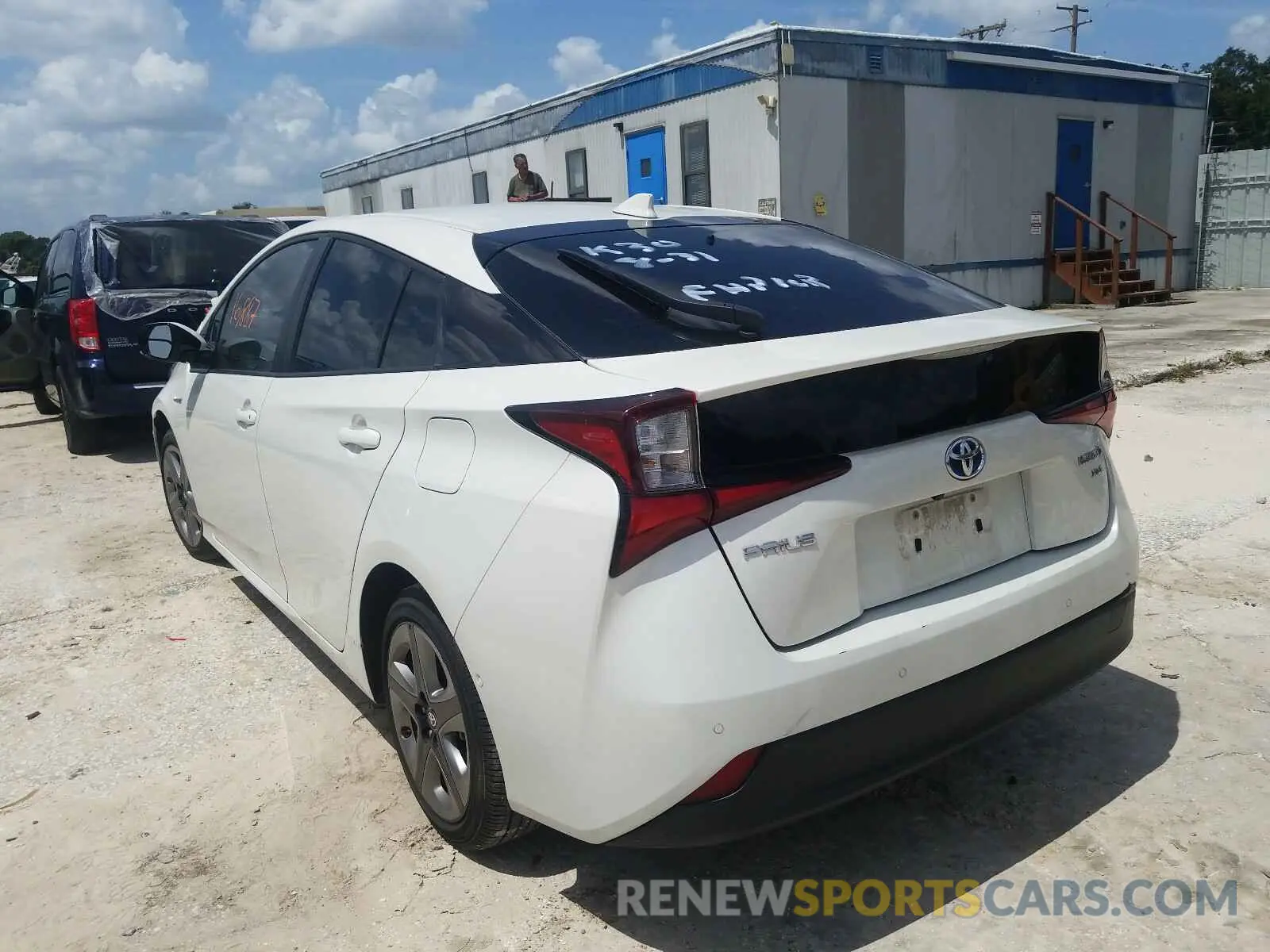 3 Photograph of a damaged car JTDKARFU4K3073037 TOYOTA PRIUS 2019