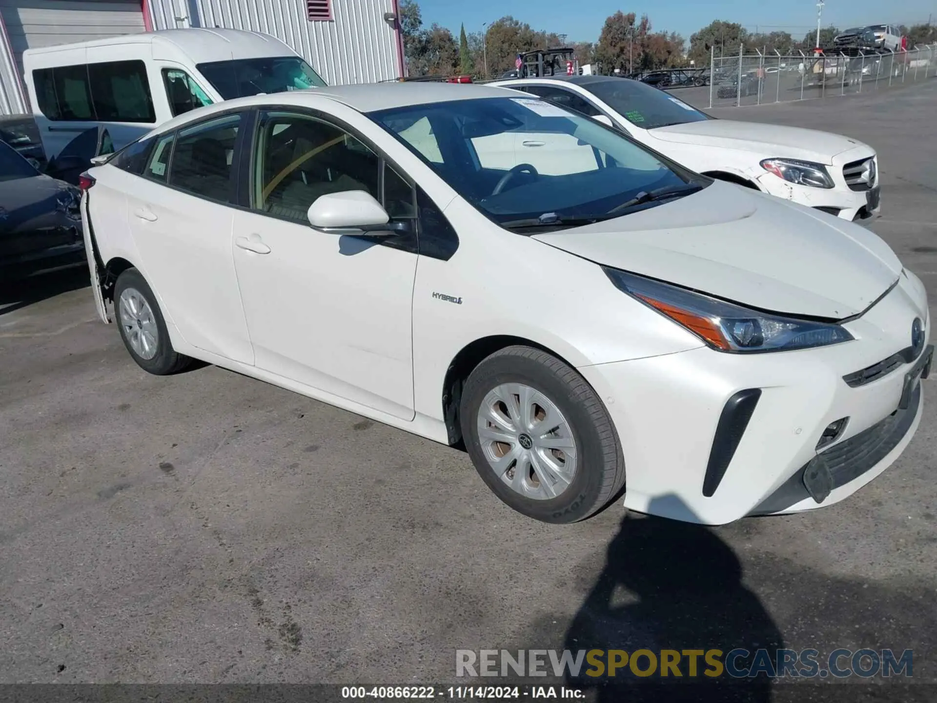 1 Фотография поврежденного автомобиля JTDKARFU4K3078397 TOYOTA PRIUS 2019