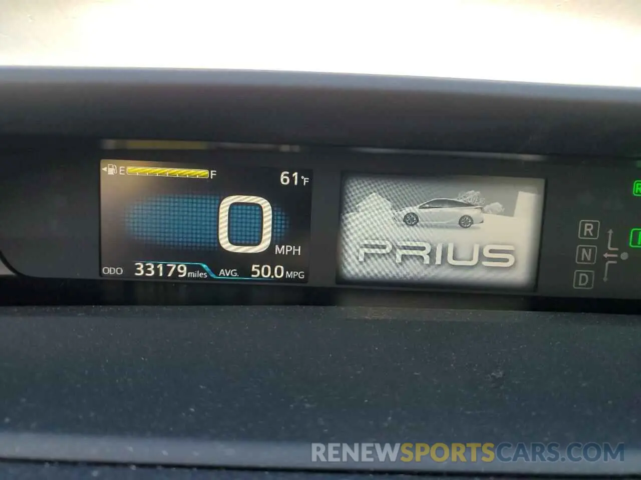 9 Фотография поврежденного автомобиля JTDKARFU4K3084684 TOYOTA PRIUS 2019