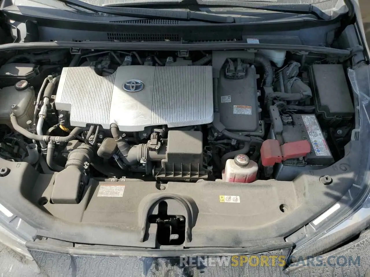 11 Фотография поврежденного автомобиля JTDKARFU4K3085057 TOYOTA PRIUS 2019