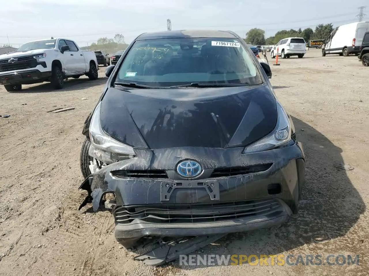 5 Фотография поврежденного автомобиля JTDKARFU4K3085057 TOYOTA PRIUS 2019