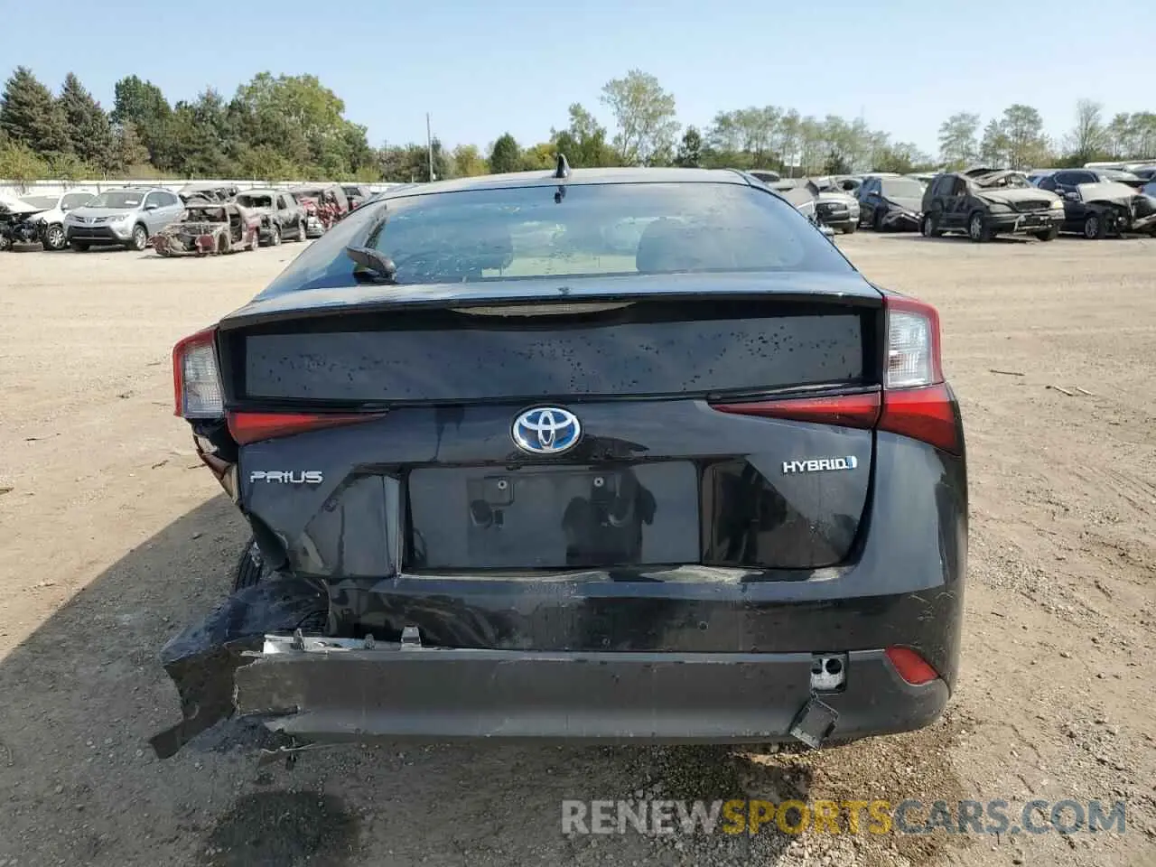 6 Фотография поврежденного автомобиля JTDKARFU4K3085057 TOYOTA PRIUS 2019
