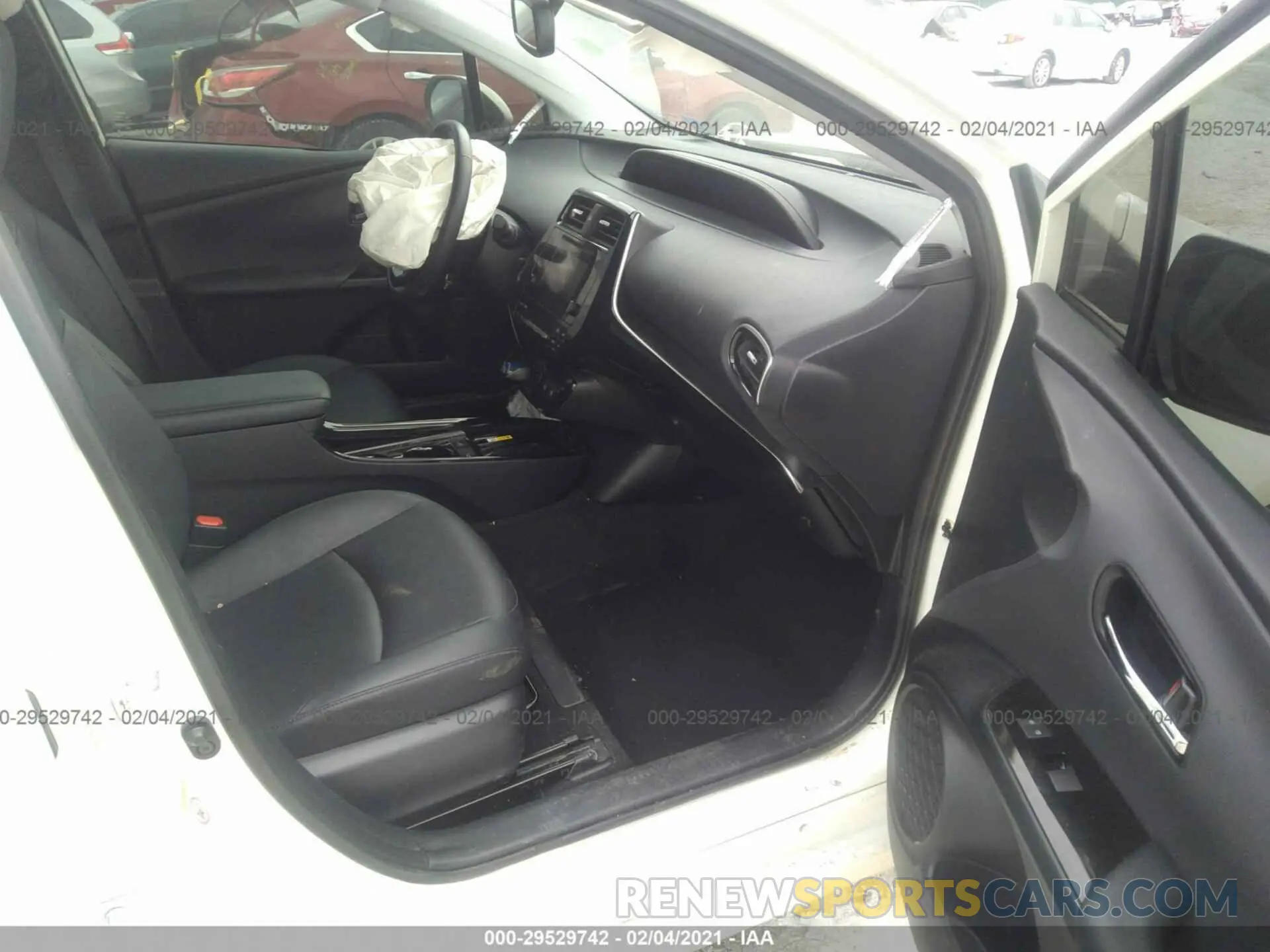 5 Photograph of a damaged car JTDKARFU4K3092784 TOYOTA PRIUS 2019