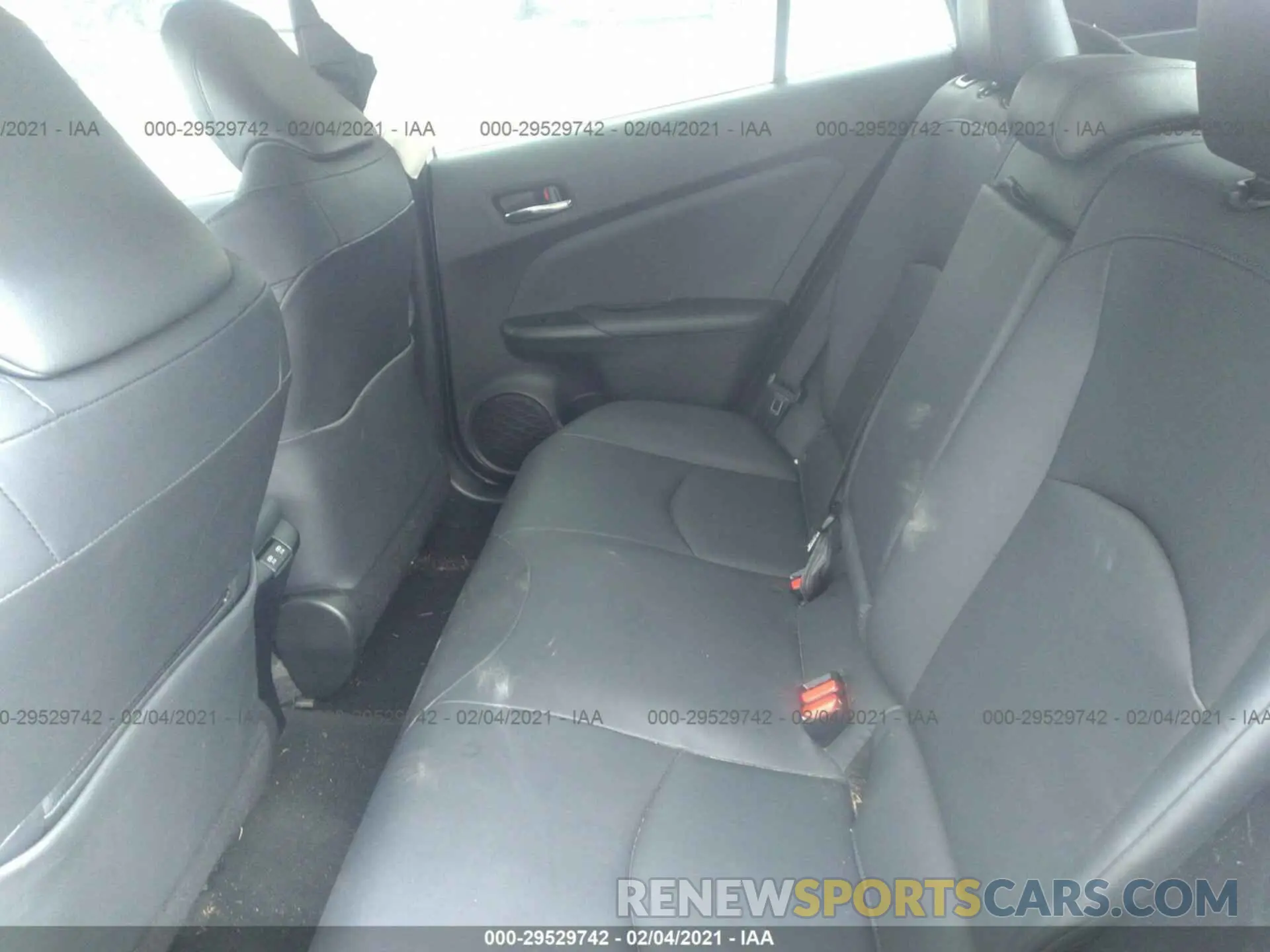 8 Photograph of a damaged car JTDKARFU4K3092784 TOYOTA PRIUS 2019