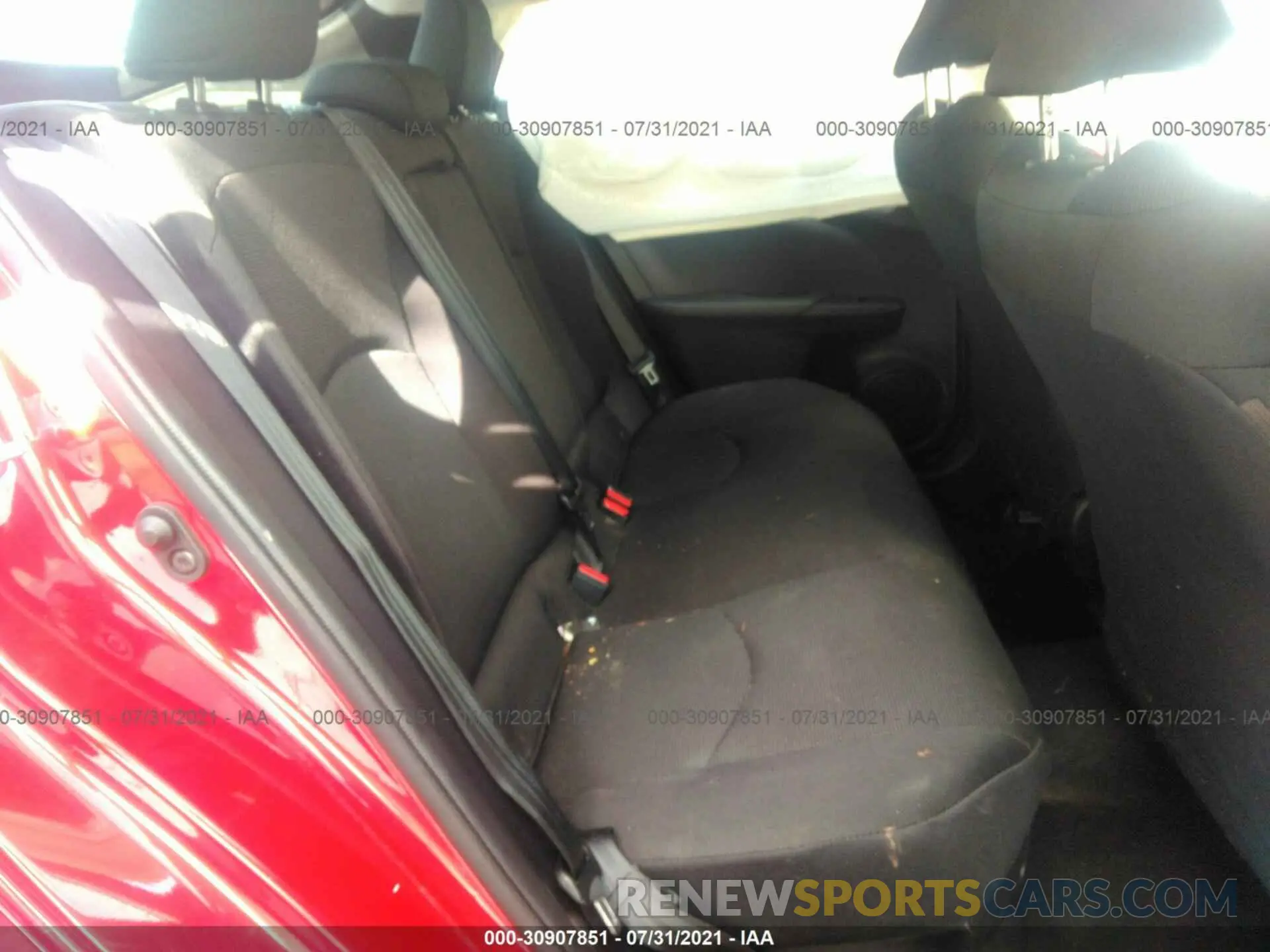 8 Photograph of a damaged car JTDKARFU4K3093613 TOYOTA PRIUS 2019
