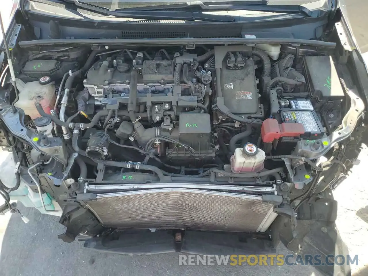 11 Фотография поврежденного автомобиля JTDKARFU4K3098262 TOYOTA PRIUS 2019