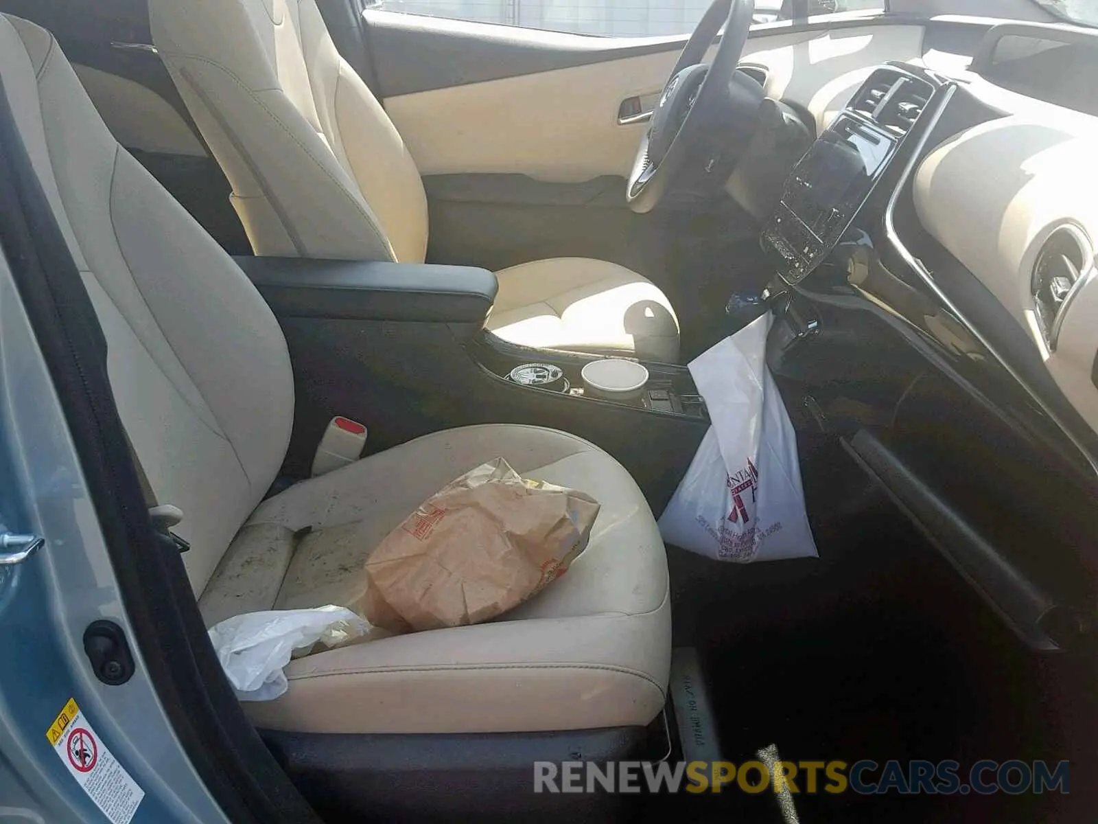 5 Photograph of a damaged car JTDKARFU5K3073306 TOYOTA PRIUS 2019