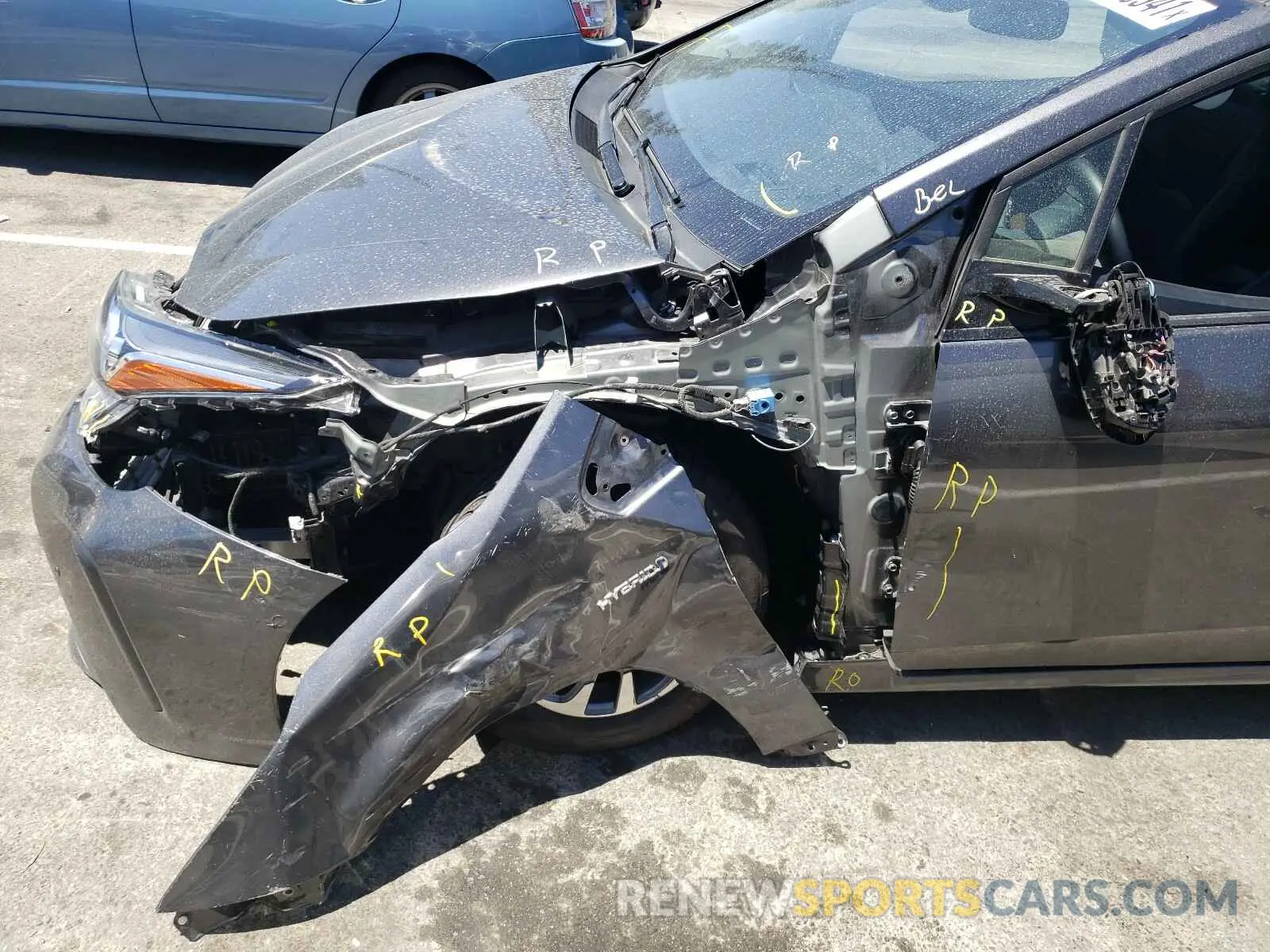 9 Photograph of a damaged car JTDKARFU5K3073600 TOYOTA PRIUS 2019