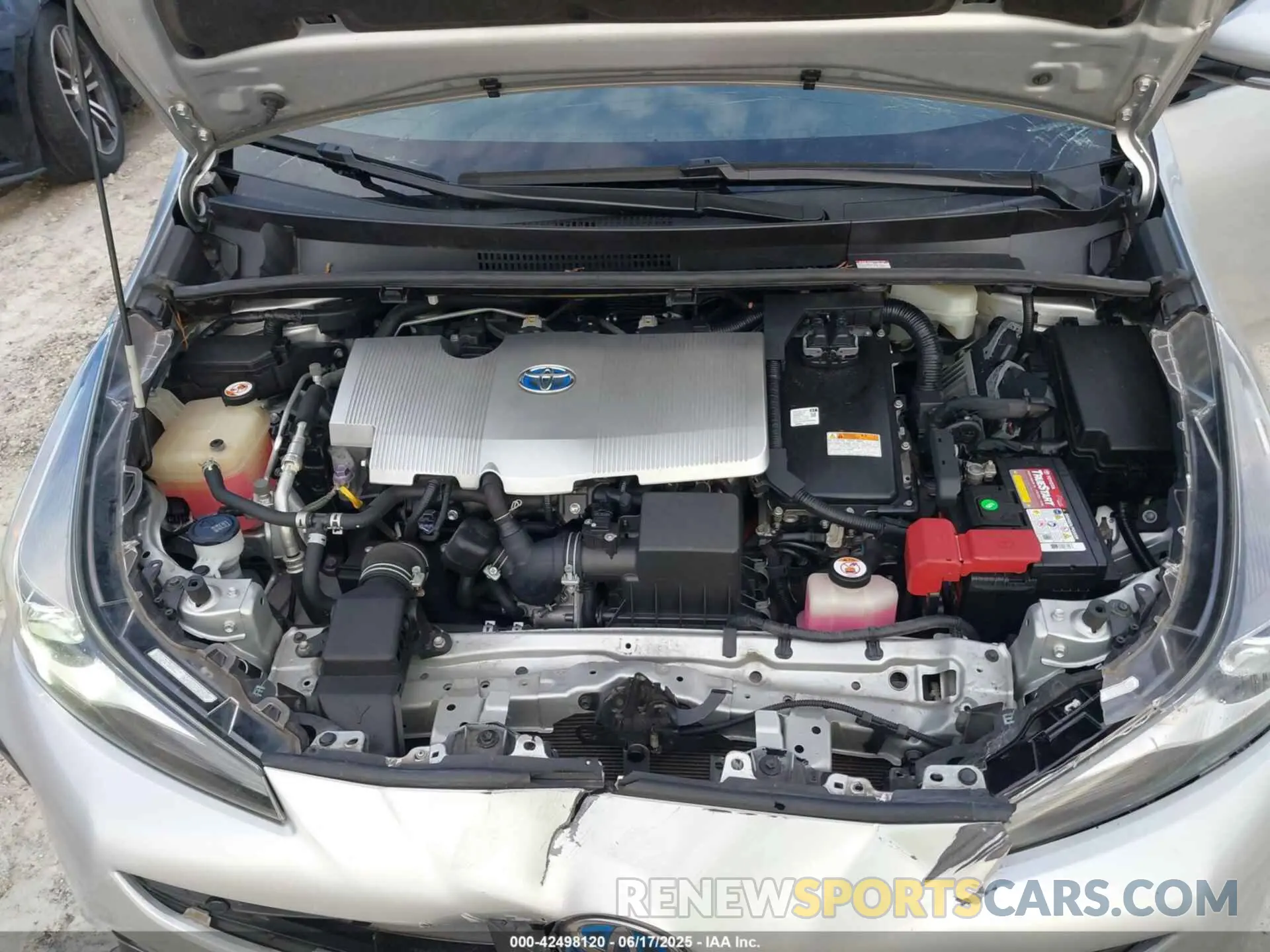 10 Photograph of a damaged car JTDKARFU5K3078165 TOYOTA PRIUS 2019