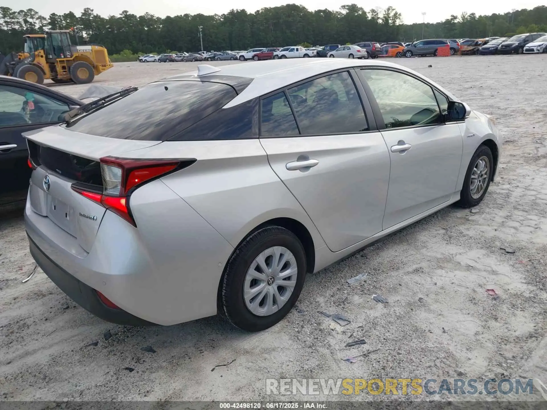 4 Photograph of a damaged car JTDKARFU5K3078165 TOYOTA PRIUS 2019