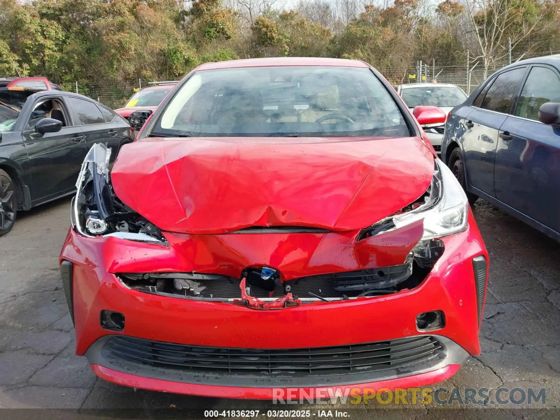 12 Photograph of a damaged car JTDKARFU5K3091949 TOYOTA PRIUS 2019