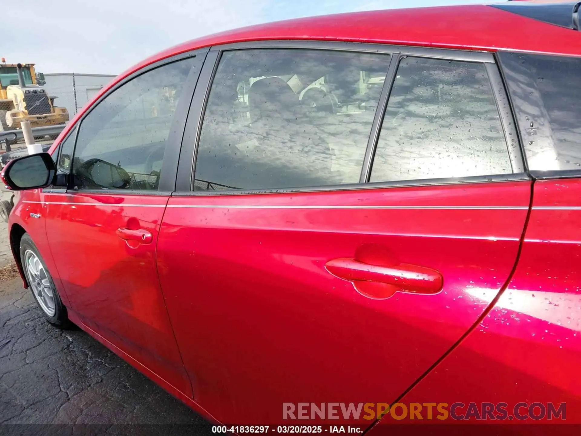 14 Photograph of a damaged car JTDKARFU5K3091949 TOYOTA PRIUS 2019