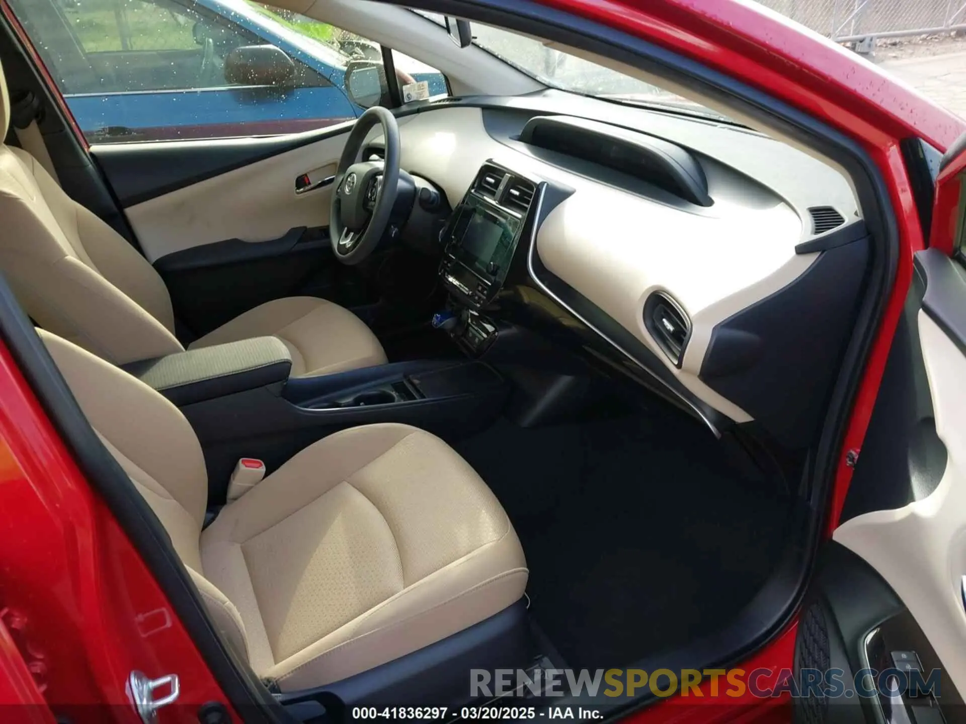 5 Photograph of a damaged car JTDKARFU5K3091949 TOYOTA PRIUS 2019