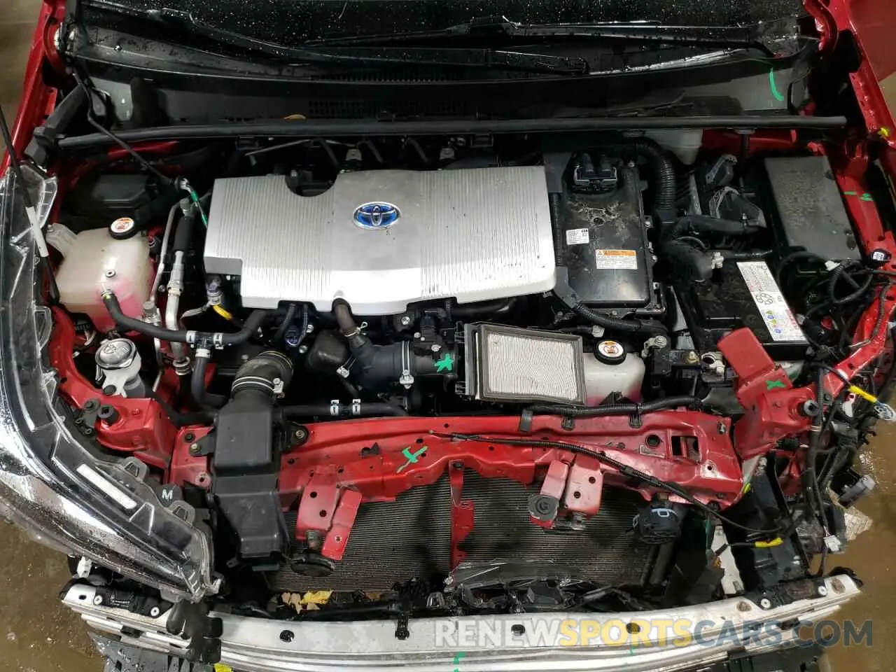 11 Photograph of a damaged car JTDKARFU5K3095175 TOYOTA PRIUS 2019